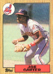 1987 Topps Baseball Cards      220     Joe Carter
